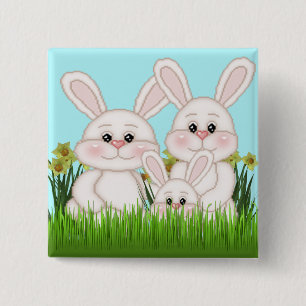 Easter Bunny Button