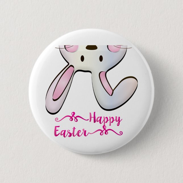 Easter bunny ! button (Front)