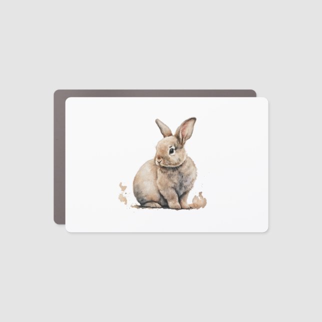 Easter Bunny        Car Magnet (Front)