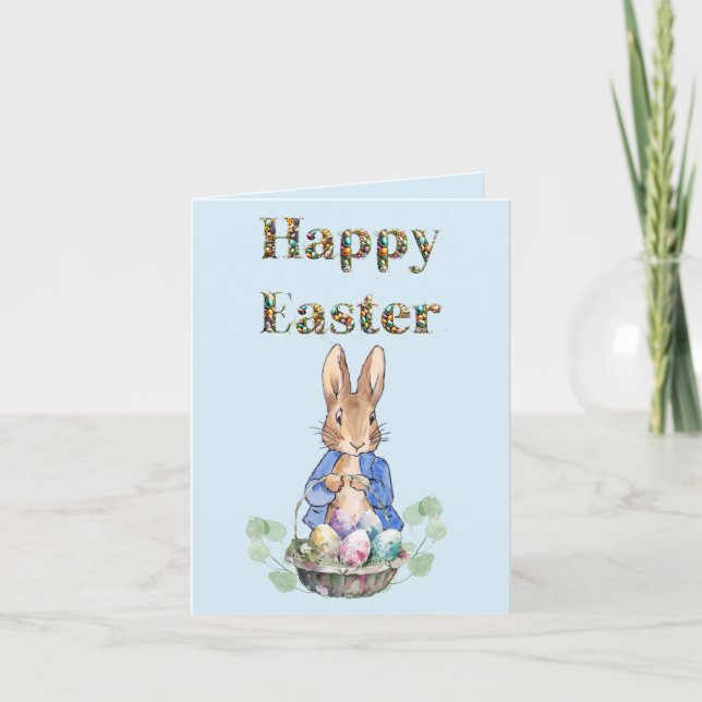 Easter bunny card (Front)