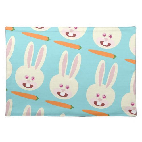 Easter Bunny Carrot Time Placemat