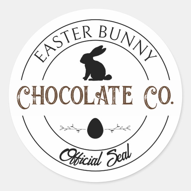 Easter Bunny Chocolate Company Official Seal (Front)