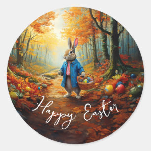 Easter Bunny  Classic Round Sticker