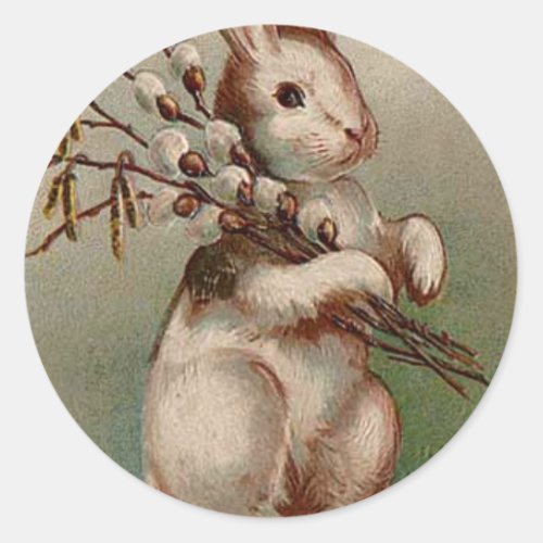 Easter Bunny Classic Round Sticker