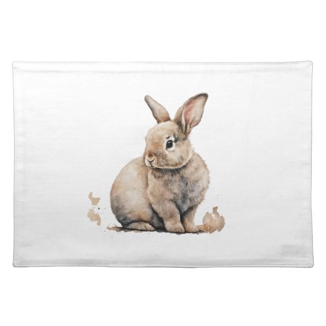 Easter Bunny        Cloth Placemat (Front)