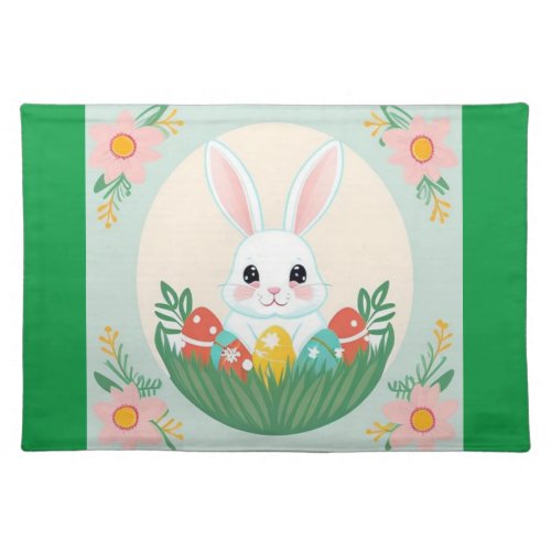 Easter Bunny Cloth Placemat