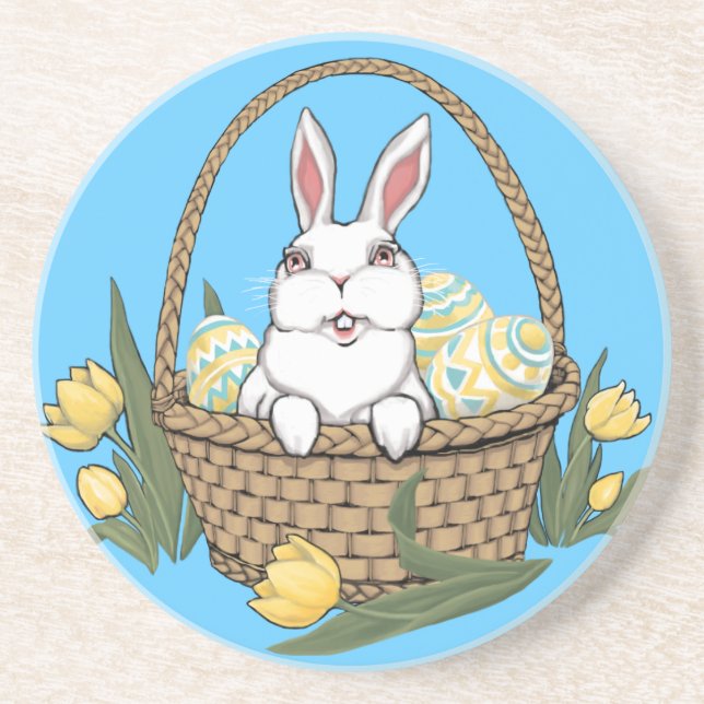 Easter Bunny Coasters Festive Easter Decorations (Front)