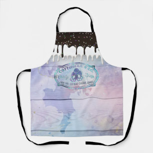 Easter Bunny Cottontail Candy Shop Sign Chocolate  Apron