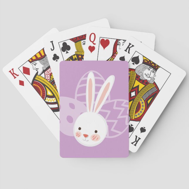 Easter Bunny Custom Playing Cards (Back)