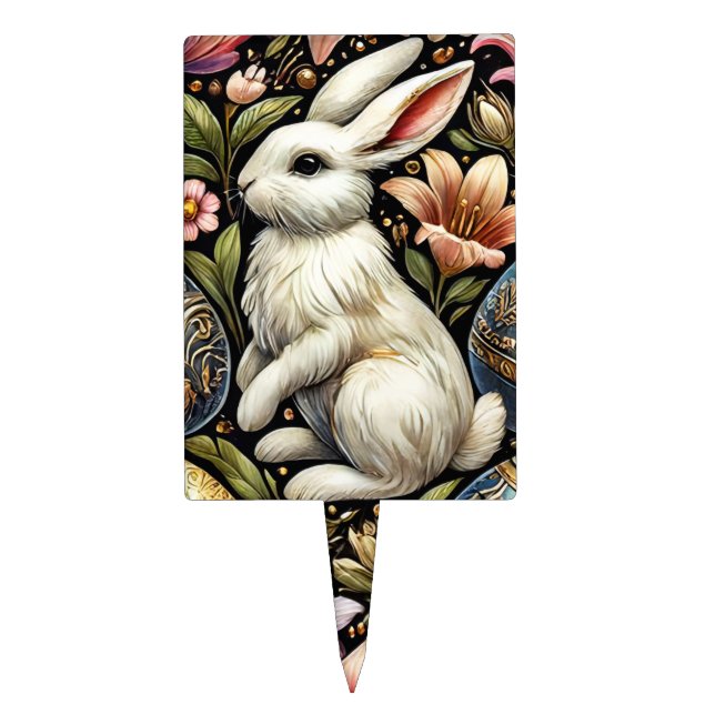 EASTER BUNNY ~ Cute ~ Cake Topper (Front)