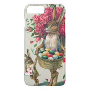 Easter Bunny Dad Child Rose Basket Egg iPhone 8 Plus/7 Plus Case