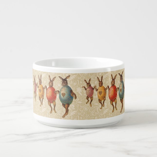 Easter Bunny Dancing Eggs Bowl (Center)