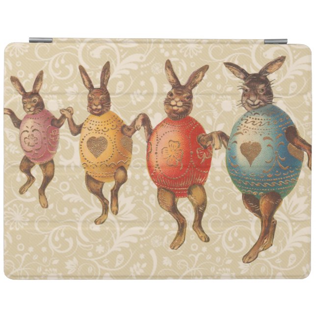 Easter Bunny Dancing Eggs iPad Smart Cover (Horizontal)