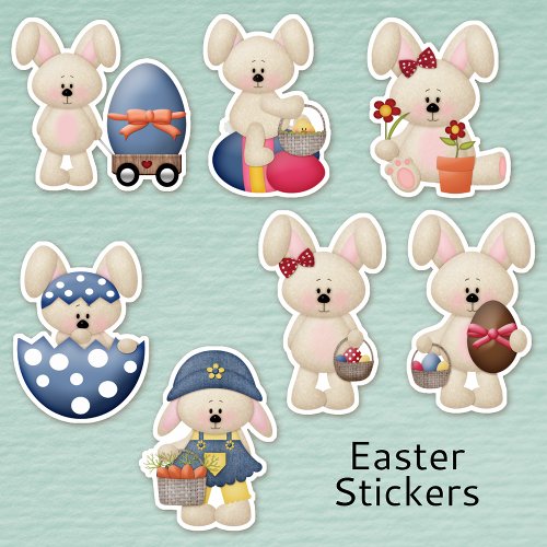 Easter Bunny Day Sticker