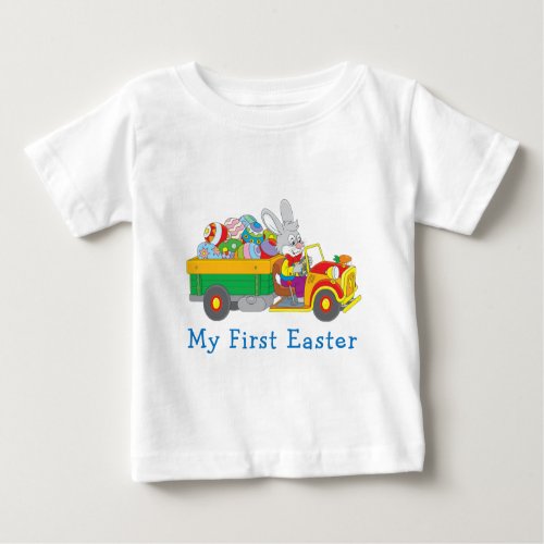 Easter Bunny Delivery Truck  My First Easter Baby T_Shirt