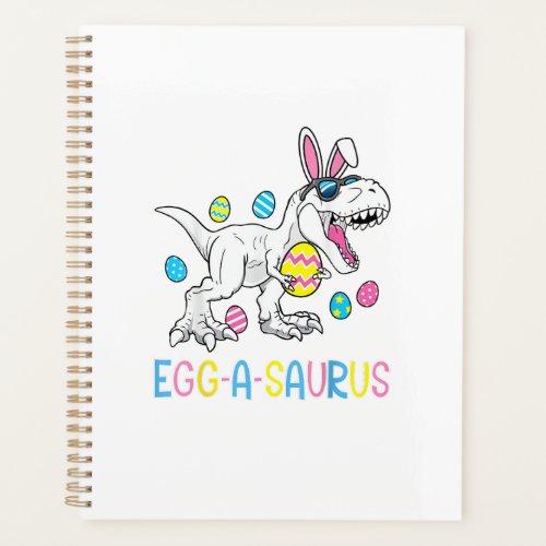 Easter Bunny Dinosaur Egg A Saurus TRex Kids Boys  Planner
