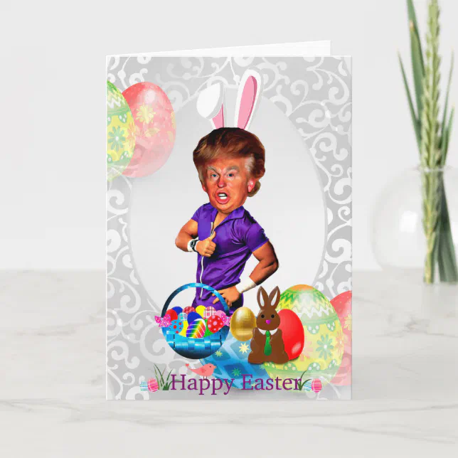 easter bunny donald trump holiday card | Zazzle