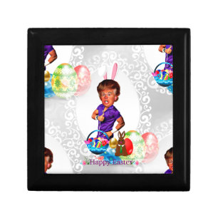 easter bunny donald trump keepsake box