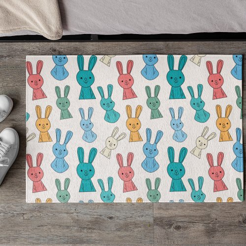 Easter Bunny Doormat