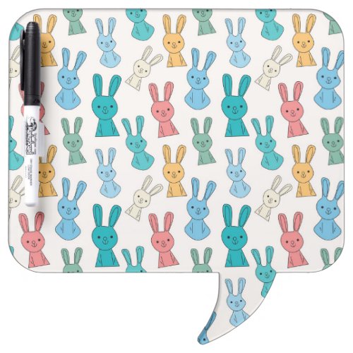 Easter Bunny Dry Erase Board