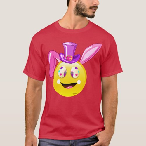 Easter Bunny Ears Emoji Shirt boys Girl
