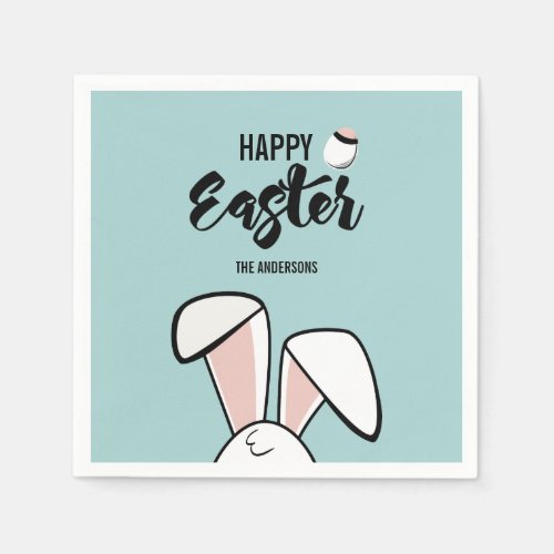 Easter Bunny Ears Paper Napkin