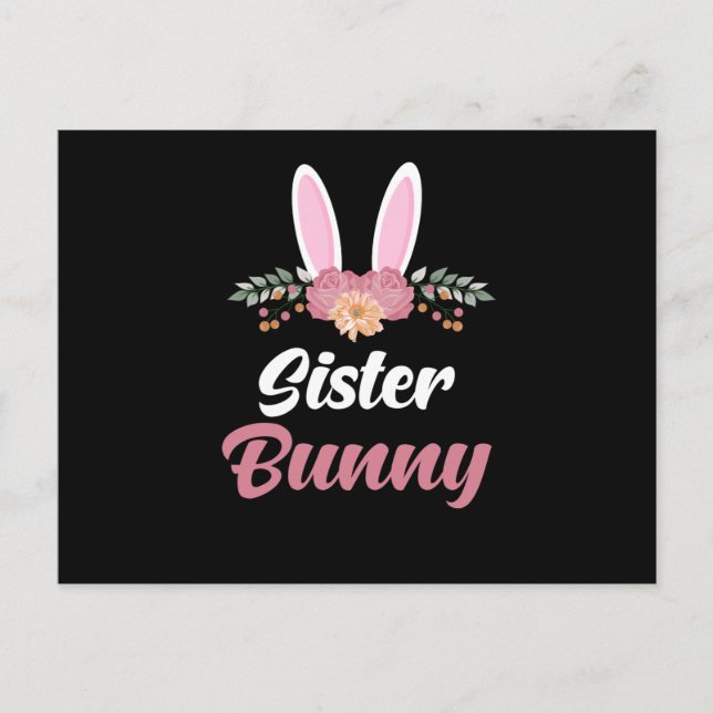 Easter Bunny Easter Bunny Sister Postcard (Front)