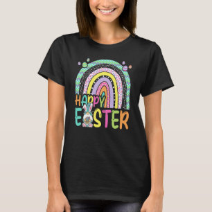 Easter Bunny Easter Gnomes Hold Egg Hunting Rainbo T-Shirt