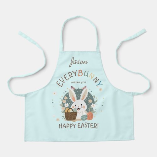 Easter Bunny Egg Basket ID1013 Apron