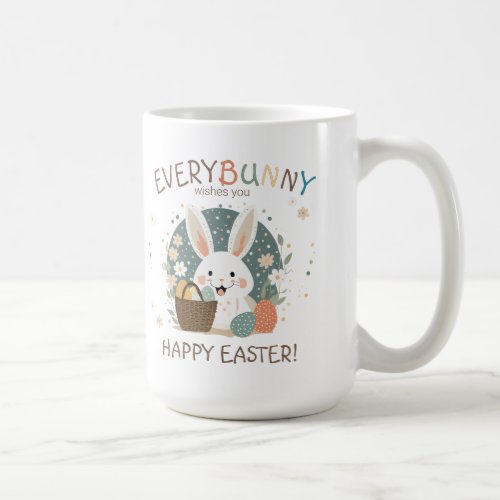Easter Bunny Egg Basket ID1013 Coffee Mug