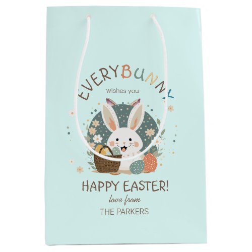 Easter Bunny Egg Basket ID1013 Medium Gift Bag