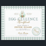 Easter Bunny Egg-cellence Certificate<br><div class="desc">Easter Bunny Egg-cellence Certificate Printable,  Easter Certificate of Excellence</div>