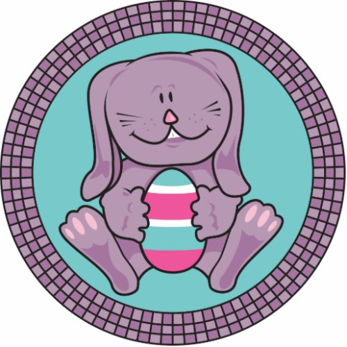 Easter Bunny Egg Cutout