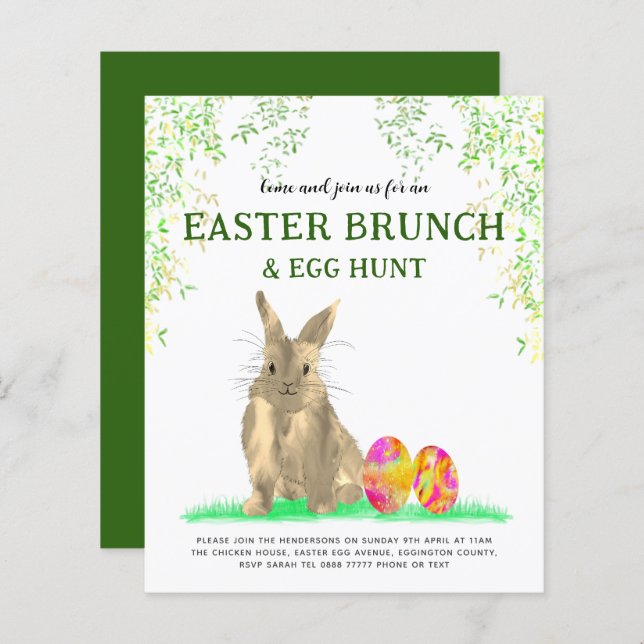 Easter Bunny Egg Hunt and Brunch (Front/Back)