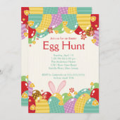 Easter Bunny Egg Hunt Easter Party Invitation (Front/Back)