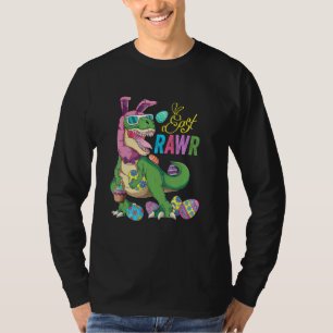 Easter Bunny Egg Kids Costume Eastrawr Rex Dinosau T-Shirt