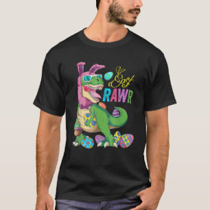Easter Bunny Egg Kids Costume Eastrawr T Rex Dinos T-Shirt