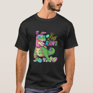 Easter Bunny Egg Kids Costume Eastrawr T Rex Dinos T-Shirt