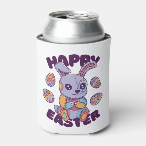 Easter Bunny Eggstravaganza Can Cooler