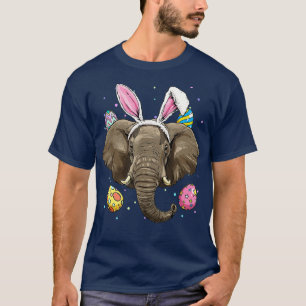 Easter Bunny Elephant Funny Easter Elephant T-Shirt
