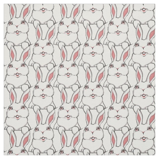 Easter Bunny Fabric Easter Fabrics Personalized (Swatch)