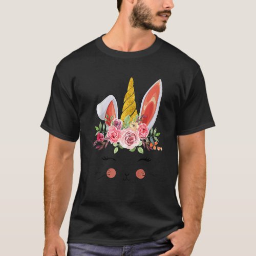 Easter Bunny Face For Women And Girl Cute Bunny Un T_Shirt