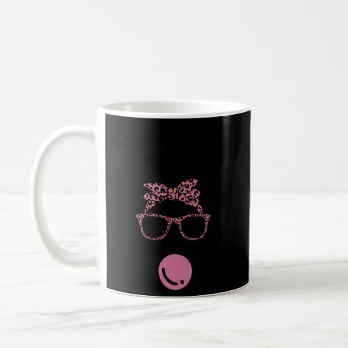 Easter Bunny Face Rabbit Bunny With Glasses Bubble Coffee Mug