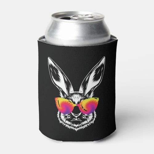 Easter Bunny Faces cool Easter Rabbit   Can Cooler