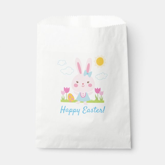 Easter Bunny Favor Bag (Front)