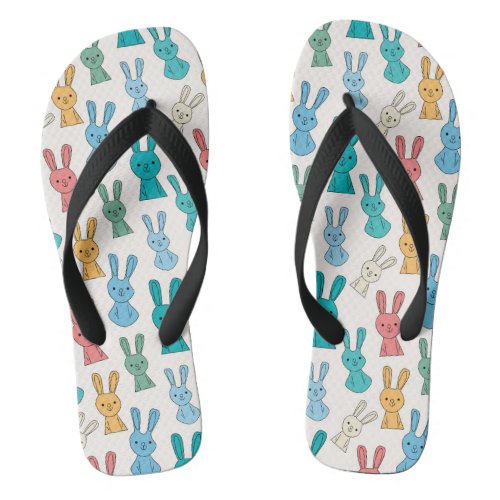 Easter Bunny Flip Flops