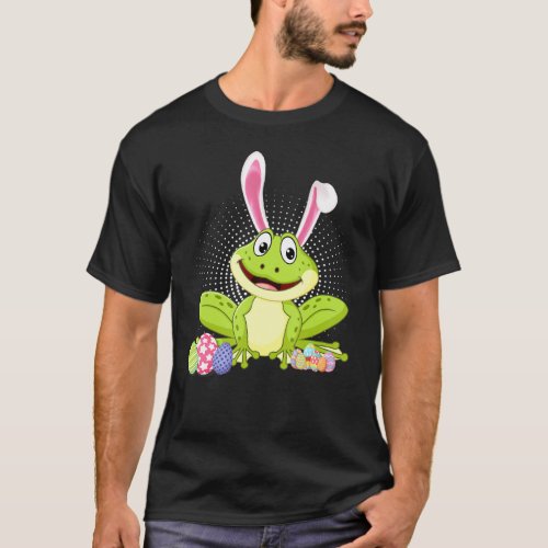 Easter Bunny Frog Funny Easter Frog T_Shirt