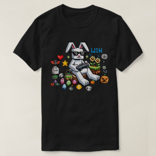 Easter Bunny Gamer Halloween Video Game  Gift  T-Shirt