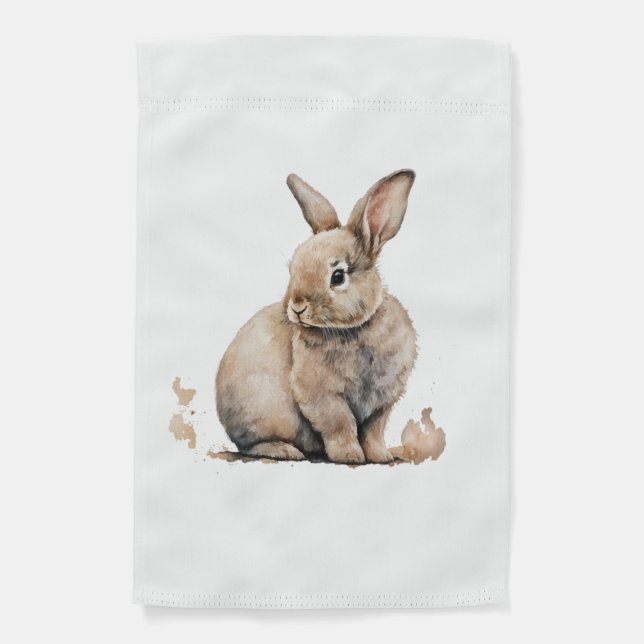 Easter Bunny        Garden Flag (Front)