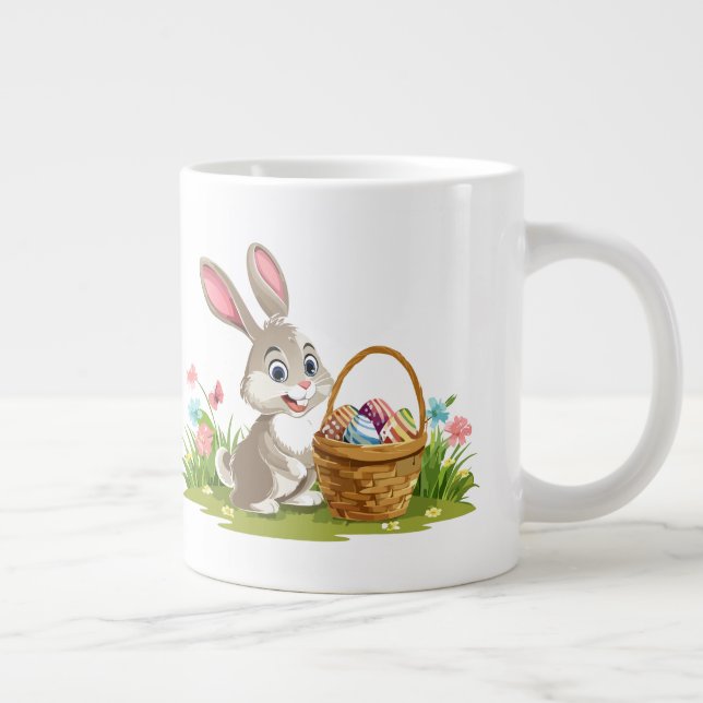 Easter bunny giant coffee mug (Right)